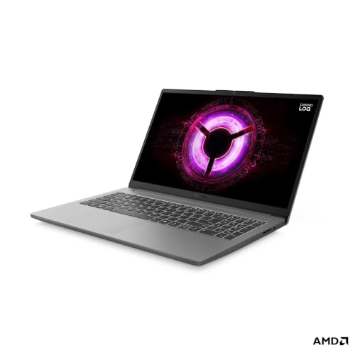 Lenovo LOQ 15ARP10E, 15.6" FHD IPS 144Hz Display, AMD Ryzen 7 170, 16GB DDR5 RAM, 512GB SSD, NVIDIA GeForce RTX 4050 6GB GDDR6, AI, Wi-Fi 6, Win11 Home, Luna Grey