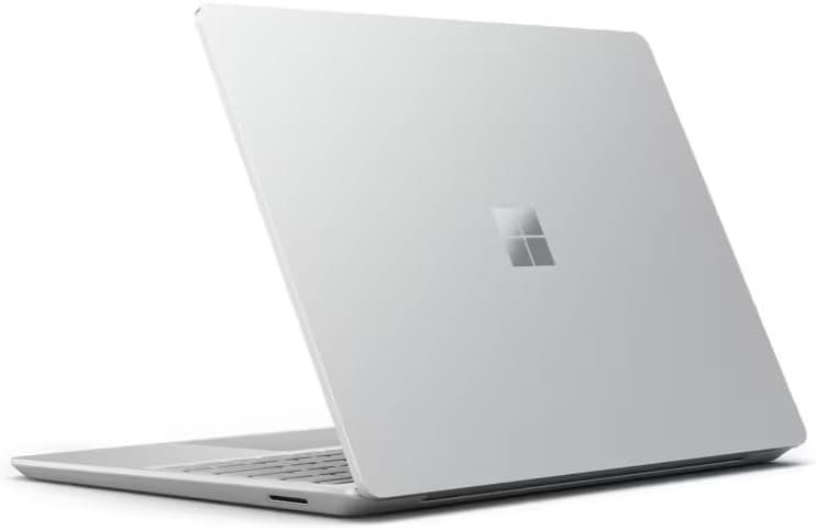 Microsoft Surface Laptop Go 3, 12.4" Touch Pixel Sense Display, Intel Core i5-1235U, 8GB RAM, 256GB SSD, Intel Iris XE Graphics, Win11, Platinum Color, Eng-Arb KB - [XK1-00032] Middle East Version