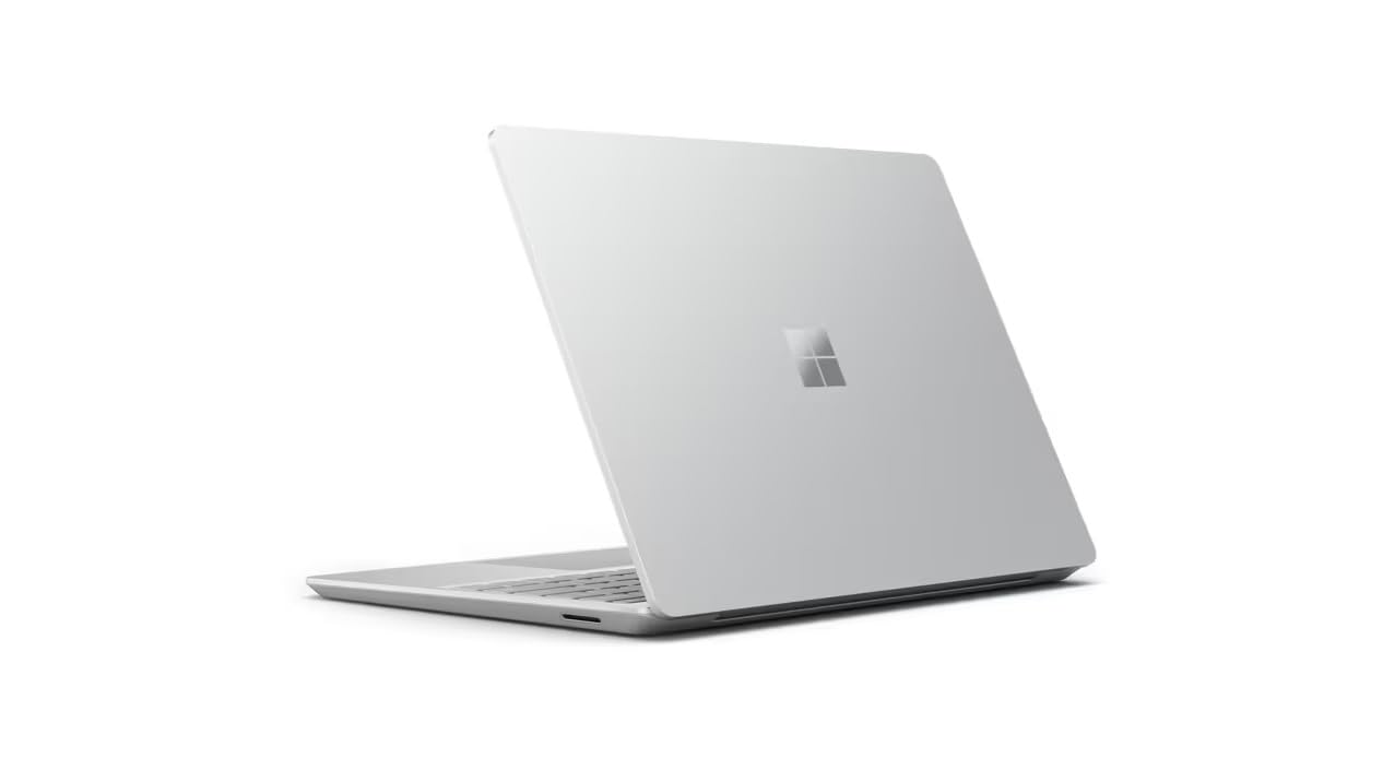 Microsoft Surface Laptop Go 3, 12.4" Touch Pixel Sense Display, Intel Core i5-1235U, 8GB RAM, 256GB SSD, Intel Iris XE Graphics, Win11, Platinum Color, Eng-Arb KB - [XK1-00032] Middle East Version