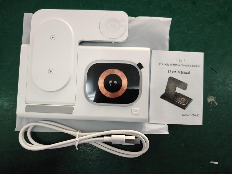 4 - in - 1 Multi - Devices Magnetic Wireless Charging Station with Night LightGeneric