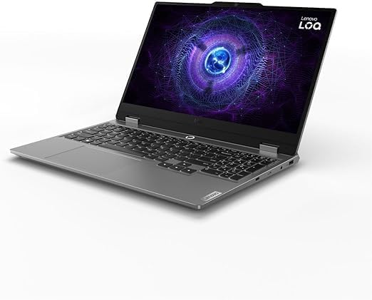 Lenovo LOQ 15IAX9 Gaming laptop with LA1 AI chip intel core i5-12450HX 12GB DDR5 ram 512GB SSD Nvidia RTX 2050 4GB, 15.6″ FHD IPS 100% sRGB 144Hz, Win11 pro, Luna Grey, Eng backlit keyboard (Upgraded)