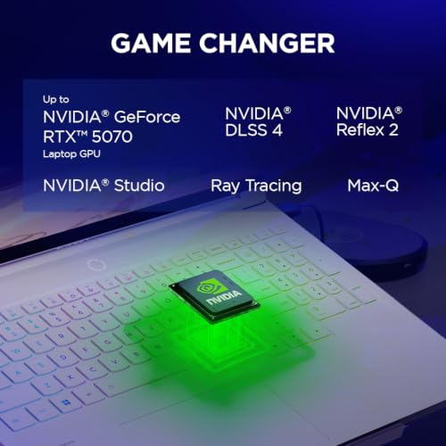 Lenovo Legion 7 16IA10 Gaming Laptop, 16-inch, Intel Core Ultra 9 275HX Processor, NVIDIA GeForce RTX 5070 8GB GDDR7, 32GB RAM, 2TB Gen4 SSD, WIN 11 Home, Ara/Eng Keyboard, Glacier White, 83KY0074AX