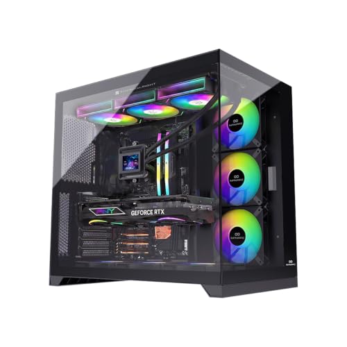 INFINIARC RTX 5070 GAMING DESKTOP PC (CUBE Case, B860 Motherboard, RTX 5070 12GB GPU, Core Ultra 7 265F CPU, 16GB DDR5 RAM, 1TB SSD M.2, 360mm ARGB Liquid Cooler, 750W Gold PSU, Windows Pro) Black