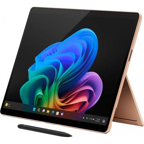 Microsoft Surface Pro 2-in-1 Laptop/Tablet (2024), Windows 11 Copilot+ PC, 13" Touchscreen Display, Snapdragon X Plus (10 Core), 16GB RAM, 512GB Storage, Dune