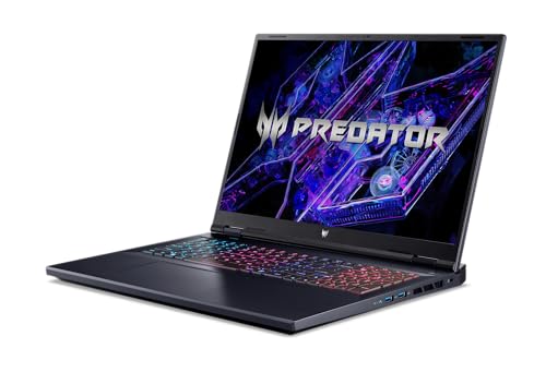 Acer Predator Helios Neo 18 Gaming Laptop | Intel Core i7-14700HX | NVIDIA GeForce RTX 4070 | 18" WQXGA 2560 x 1600 165Hz G-SYNC Display | 16GB DDR5 | 1TB Gen 4 SSD | Killer Wi-Fi 6E | PHN18-71-77JT