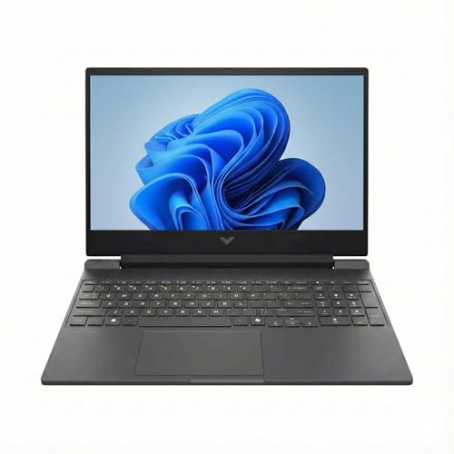 HP Victus 15 Gaming Laptop (15.6" FHD 144Hz, NVIDIA RTX 4050 6GB, AMD Ryzen 7 7445HS, 16GB DDR5 RAM, 512GB SSD, 6-Core (> Intel i7-13700H)), Backlit Keyboard, Ethernet, Webcam, Wi-Fi 6, Win 11