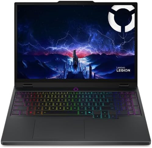 Lenovo Legion Pro 5i Gen 10 16 Inch Gaming Laptop (2025 Model) Intel Core Ultra 9 275HX 24C, NVIDIA GeForce RTX 5070 Ti 12GB, 32GB RAM, 2TB (1TB + 1TB) NVMe SSD, 16 Inch WQXGA OLED 500 Nits 24 0Hz