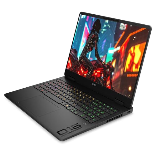 OMEN 16 Gaming Laptop, 16" 2K 144GHZ Display, NVIDIA GeForce RTX 5060 8GB GDDR7, AMD Ryzen 9 8940HX, 16GB RAM | 512GB SSD, Windows 11, With free Office 365 + Consumix Mouse pad English black
