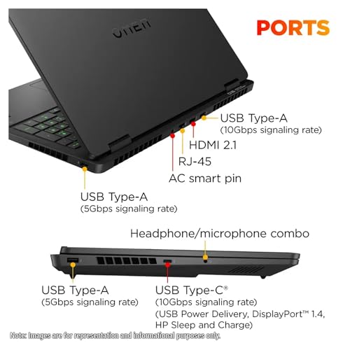 OMEN 16 Gaming Laptop, 16" 2K 144GHZ Display, NVIDIA GeForce RTX 5060 8GB GDDR7, AMD Ryzen 9 8940HX, 16GB RAM | 512GB SSD, Windows 11, With free Office 365 + Consumix Mouse pad English black