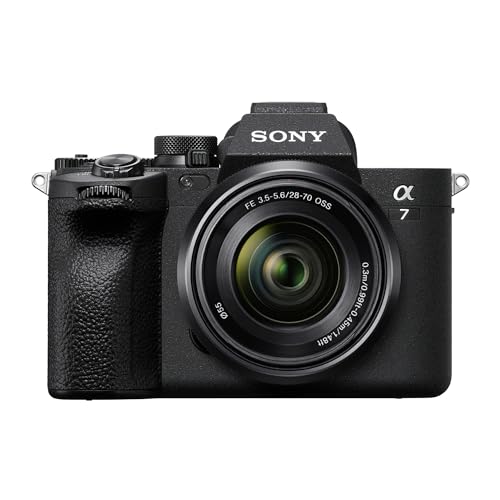 Sony Alpha 7 IV Kit (28-70mm) - Black - Mirrorless Camera - 33MP Full-Frame - 4K60p Video - 5-Axis Stabilization - BIONZ XR Processor - 759-Pt. Fast Hybrid AF - Real-time Eye AF