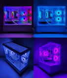 2 FAR ROBOTICS White Gaming PC - Intel i7-10700F, RTX 5060 Ti, 32GB DDR4, 1 TB SSD, Windows 11 Pro, 1 Year Warranty | Bluetooth and WIFI | T-400