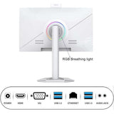All in One Computer, 27 inch All in One Desktop Computer with I5-3380M CPU 8GB DDR3 256GB SSD 1920x 1080 Screen, 5MP Retractable Hidden Camera, Arabic Wired Keyboard & Wired Mouse Arabic system