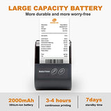 Rongta Mobile Bluetooth Receipt Printer, Mini Portable Thermal POS Printers 58MM for ESC/POS, Compatible with Android/Windows, DO NOT Support Square/iOS/ipad/iPhone, RPP02N (Black)