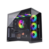 INFINIARC RTX 3050 GAMING DESKTOP PC (CUBE Case, B760 Motherboard, RTX 3050 6GB GPU, Core i5 CPU, 16GB DDR4 RAM, 1TB SSD M.2, Digital ARGB Air Cooler, 750W Gold PSU, Windows Pro), Black