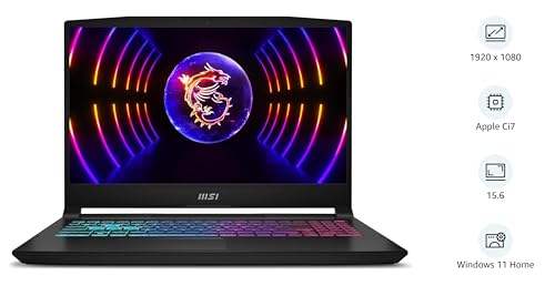 MSI (Upgraded) Katana 15.6 inch 144Hz Gaming Laptop Intel Core i7-13620H NVIDIA GeForce RTX 4050 16GB DDR5 1TB SSD Black (2024)