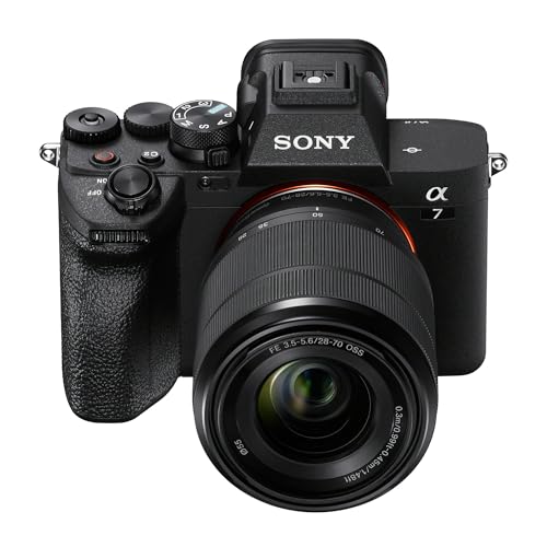 Sony Alpha 7 IV Kit (28-70mm) - Black - Mirrorless Camera - 33MP Full-Frame - 4K60p Video - 5-Axis Stabilization - BIONZ XR Processor - 759-Pt. Fast Hybrid AF - Real-time Eye AF