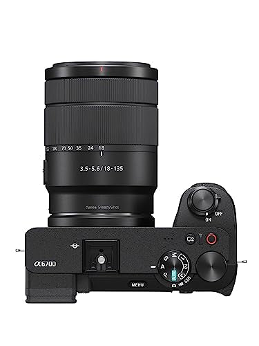 Sony Alpha 6700 ILCE-6700M | Premium E-mount APS-C Camera with SELP18135 Kit