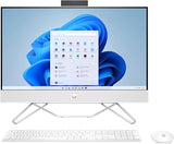 HP (Upgraded) All-in-One Desktop 24 With 23.8" FHD Display -Intel Core i3-1215U processor- Intel UHD Graphics - 8GB DDR4 RAM - 512GB NVMe SSD - USB White Wired Keyboard & Mouse -Win 11 - Starry White