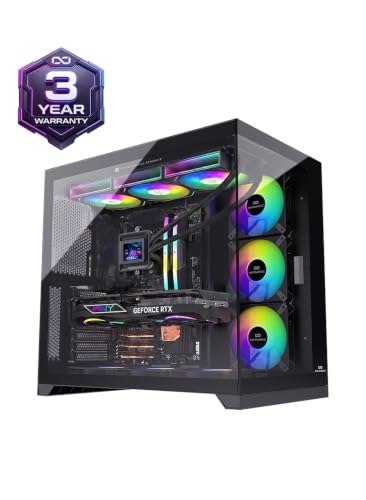 INFINIARC RTX 5070 GAMING DESKTOP PC (CUBE Case, B860 Motherboard, RTX 5070 12GB GPU, Core Ultra 7 265F CPU, 16GB DDR5 RAM, 1TB SSD M.2, 360mm ARGB Liquid Cooler, 750W Gold PSU, Windows Pro) Black