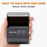 Rongta Mobile Bluetooth Receipt Printer, Mini Portable Thermal POS Printers 58MM for ESC/POS, Compatible with Android/Windows, DO NOT Support Square/iOS/ipad/iPhone, RPP02N (Black)
