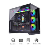 INFINIARC RTX 5070 GAMING DESKTOP PC (CUBE Case, B860 Motherboard, RTX 5070 12GB GPU, Core Ultra 7 265F CPU, 16GB DDR5 RAM, 1TB SSD M.2, 360mm ARGB Liquid Cooler, 750W Gold PSU, Windows Pro) Black