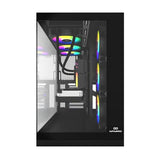 INFINIARC RTX 5070 GAMING DESKTOP PC (CUBE Case, B860 Motherboard, RTX 5070 12GB GPU, Core Ultra 7 265F CPU, 16GB DDR5 RAM, 1TB SSD M.2, 360mm ARGB Liquid Cooler, 750W Gold PSU, Windows Pro) Black