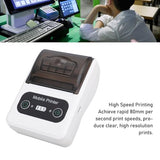 Bluetooth Receipt Printer, 58mm Mini Cordless Invoice Bill POS Printer, Mobile Thermal Printer for Retail Store Restaurant Businesses, Bill Paper Printer for Android for