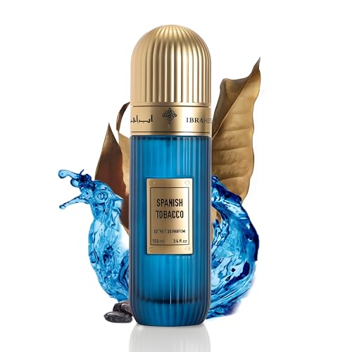 IBRAHEEM AL.QURASHI Spanish Tobacco 100ml EXTRAIT DE PARFUM - Long Lasting - UNISEX Perfume For Men and Women