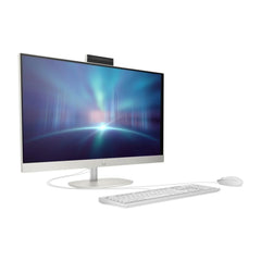 2023 Newest HP All-in-One 27-inch Desktop, 13th Generation Intel Core i7-1355U processor|16GB DDR4 RAM|1TB M.2 SSD|Intel® Iris® Xᵉ Graphics| Windows 11 Pro - Shell white (Upgraded)