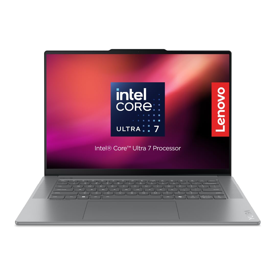 Lenovo Yoga Slim 7 Aura Edition, CoPilot+ PC AI Boost 47 TOPS, 15.3" 120Hz 2.8K Touch, Intel Core ultra 7 258V, 32GB RAM, 1TB SSD, Intel Arc Graphics 140V, Bklit Eng-Arb KB, Luna Grey - [83HM000XAX]