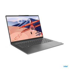 Lenovo Yoga Slim 6 14IRH8 Laptop with 14" WUXGA OLED Display, Intel i7-13700H,16GB RAM,1TB SSD, Intel Iris Xe Graphics, Backlit Eng-Ar KB, Win 11, Storm Grey [83E0005KAX]+2Y Premium Care