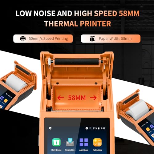 NETUM Handheld PDA Android 11.0 POS Terminal with Receipt Printer (P58-03)