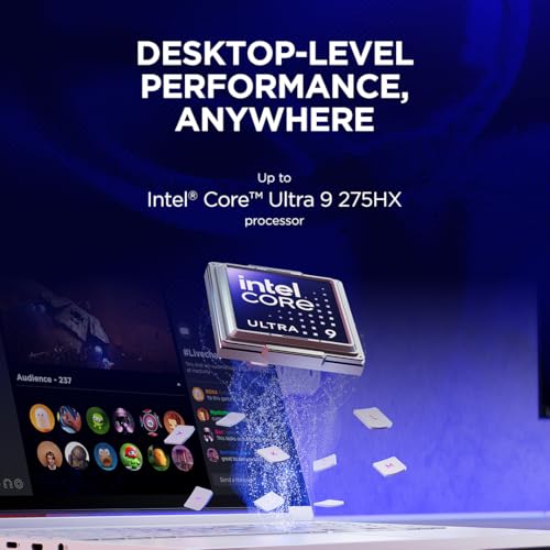 Lenovo Legion 7 16IA10 Gaming Laptop, 16-inch, Intel Core Ultra 9 275HX Processor, NVIDIA GeForce RTX 5070 8GB GDDR7, 32GB RAM, 2TB Gen4 SSD, WIN 11 Home, Ara/Eng Keyboard, Glacier White, 83KY0074AX
