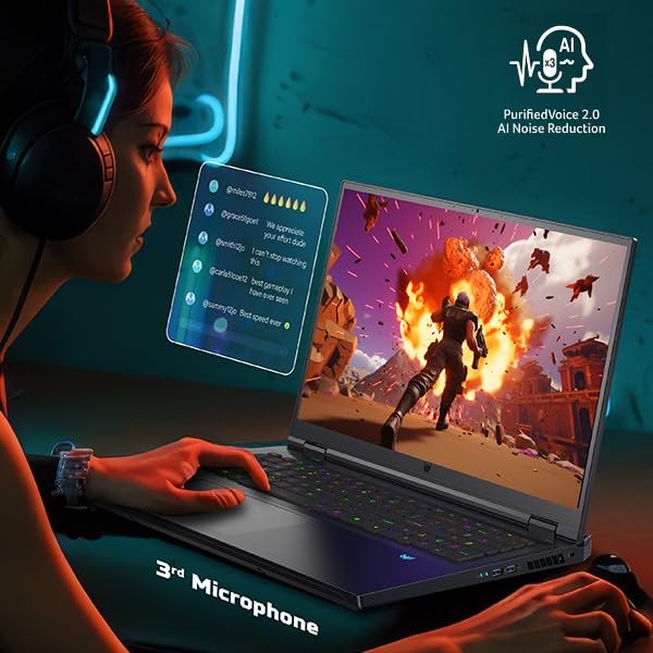 Acer Predator Helios Neo 18 Gaming Laptop | Intel Core i7-14700HX | NVIDIA GeForce RTX 4070 | 18" WQXGA 2560 x 1600 165Hz G-SYNC Display | 16GB DDR5 | 1TB Gen 4 SSD | Killer Wi-Fi 6E | PHN18-71-77JT