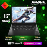 HP OMEN 16 Gaming Laptop 16 FHD 144Hz Display AMD Ryzen 9 8940HX NVIDIA RTX 5060 8GB 16GB RAM | 512GB SSD Windows 11 Black (Office 365)