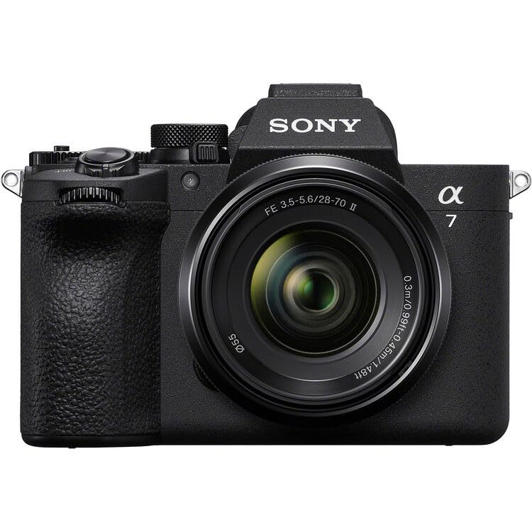 Sony a7 V Mirrorless Camera with 28-70mm Lens | Full-Frame E-Mount Sensor, Advanced Autofocus, & 4K Video Recording | for Photography & Hybrid Creators + 64GB Card + Battery + Bag
