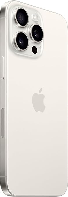 Apple (Refurbished) iPhone 15 Pro Max, 256GB, White Titanium - Dual eSIM (US Version)