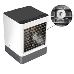 OUKA Portable Air Cooler, 3 in 1 Personal Space Air Cooler, Humidifier, Desktop Cooling Fan for Home Room Office