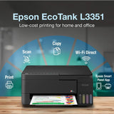 Epson EcoTank L3351 Printer | Perfect for Home Use | Wireless | A4 | Print, Copy, Scan | Includes up to 3 Years of Ink