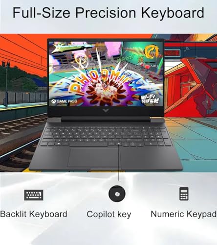 HP Victus 15 15.6" Gaming Laptop, NVIDIA RTX 4050 6GB, AMD Ryzen 7 7445HS