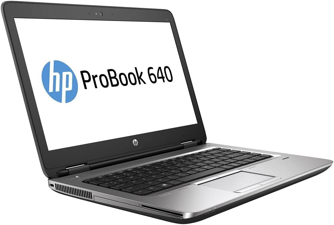 HP Probook 640 G2 Business Laptop, Intel Core i5-6300U CPU, 8GB DDR4 RAM, 256GB SSD Hard, 14 inch Display, Windows 10 (Renewed)