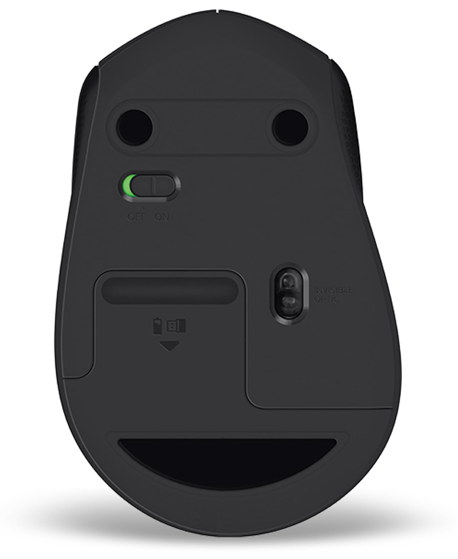 Logitech M330 Silent Plus Wireless Mouse, 2.4Ghz With Usb Nano Receiver, 1000 Dpi Optical Tracking, 2-Year Battery Life, Compatible With Pc, Mac, Laptop, Chromebook - Black