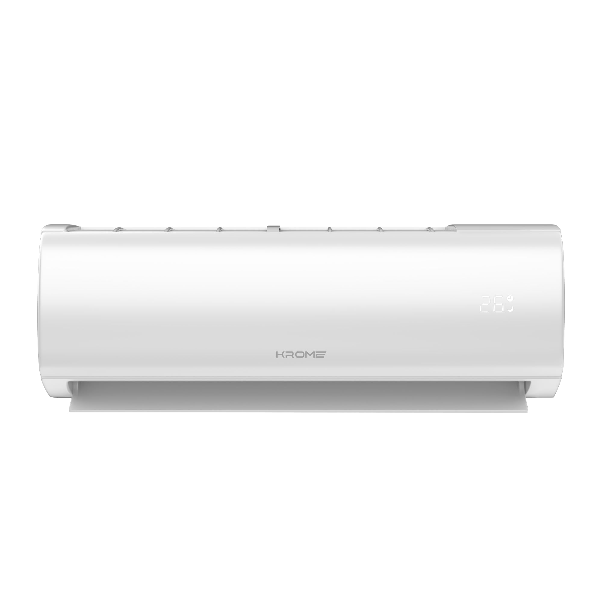 KROME 2.5 Ton AC, Split Air Conditioner with Advanced Rotary Compressor Technology, 30000 BTU, Low Noise, Environment Friendly R-410a, Smooth Operations, 5 Year Compressor Warranty White KR-AR30TT3