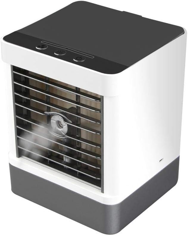 OUKA Portable Air Cooler, 3 in 1 Personal Space Air Cooler, Humidifier, Desktop Cooling Fan for Home Room Office