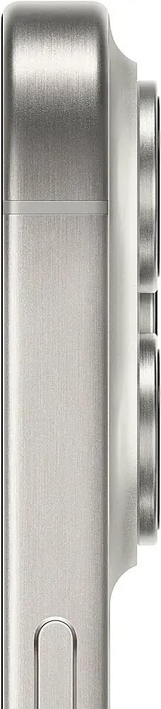 Apple iPhone 15 Pro Max, 256GB, White Titanium - Unlocked (Renewed)
