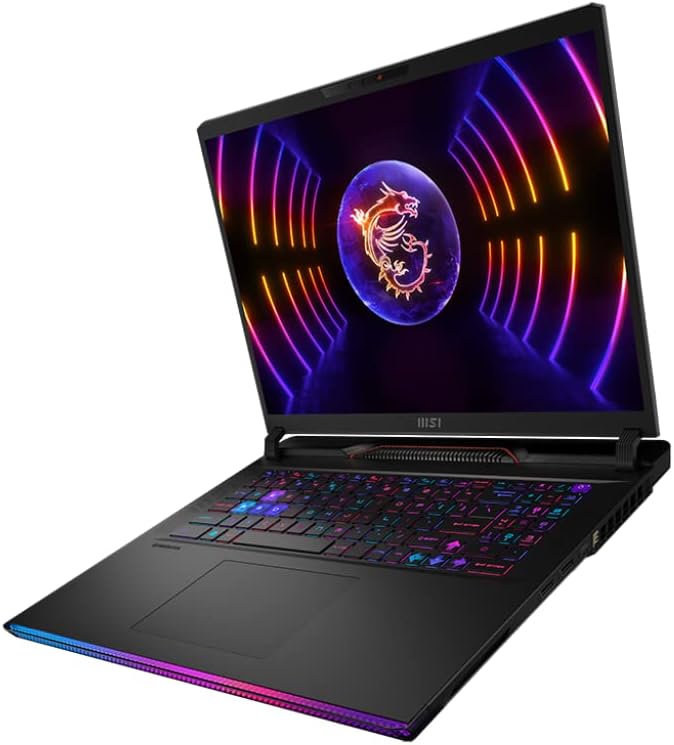 MSI Raider GE68HX Gaming Laptop | 16" FHD+ IPS 144Hz | Intel 24-core i9-14900HX | 64GB DDR5 1TB SSD | GeForce RTX 4070 | RGB Backlit Thunderbolt4 Dynaudio FHD IR Privacy Camera Win11Pro + HDMI Cable