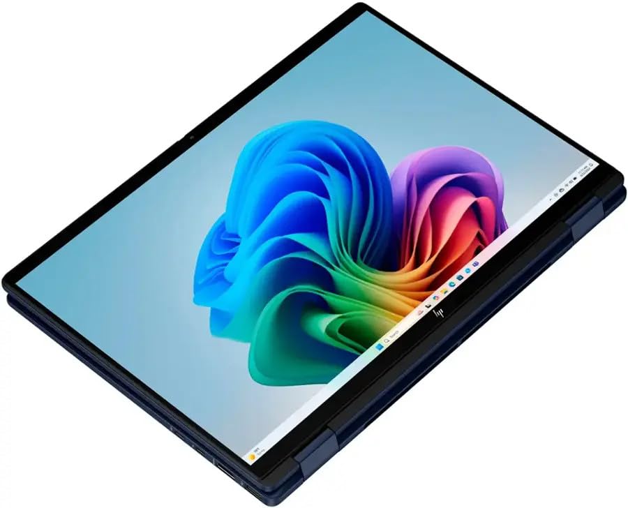 HP Omni Book X Flip 2-in-1 14 Touch Laptop, Intel Core Ultra 7 256V 8-Core, Intel Arc Graphics 140V16GB LPDDR5-2TB NVMe SSD, W11H,Backlit With Free Office 365