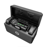 Hollyland LARK MAX Wireless Microphone, ENC Noise Canceling, Studio Audio Quality, 22H Duration, 820ft Range, 8GB Storage Recording Mic, Compatible with DSLR Camera, iPhone, Android and PC, black