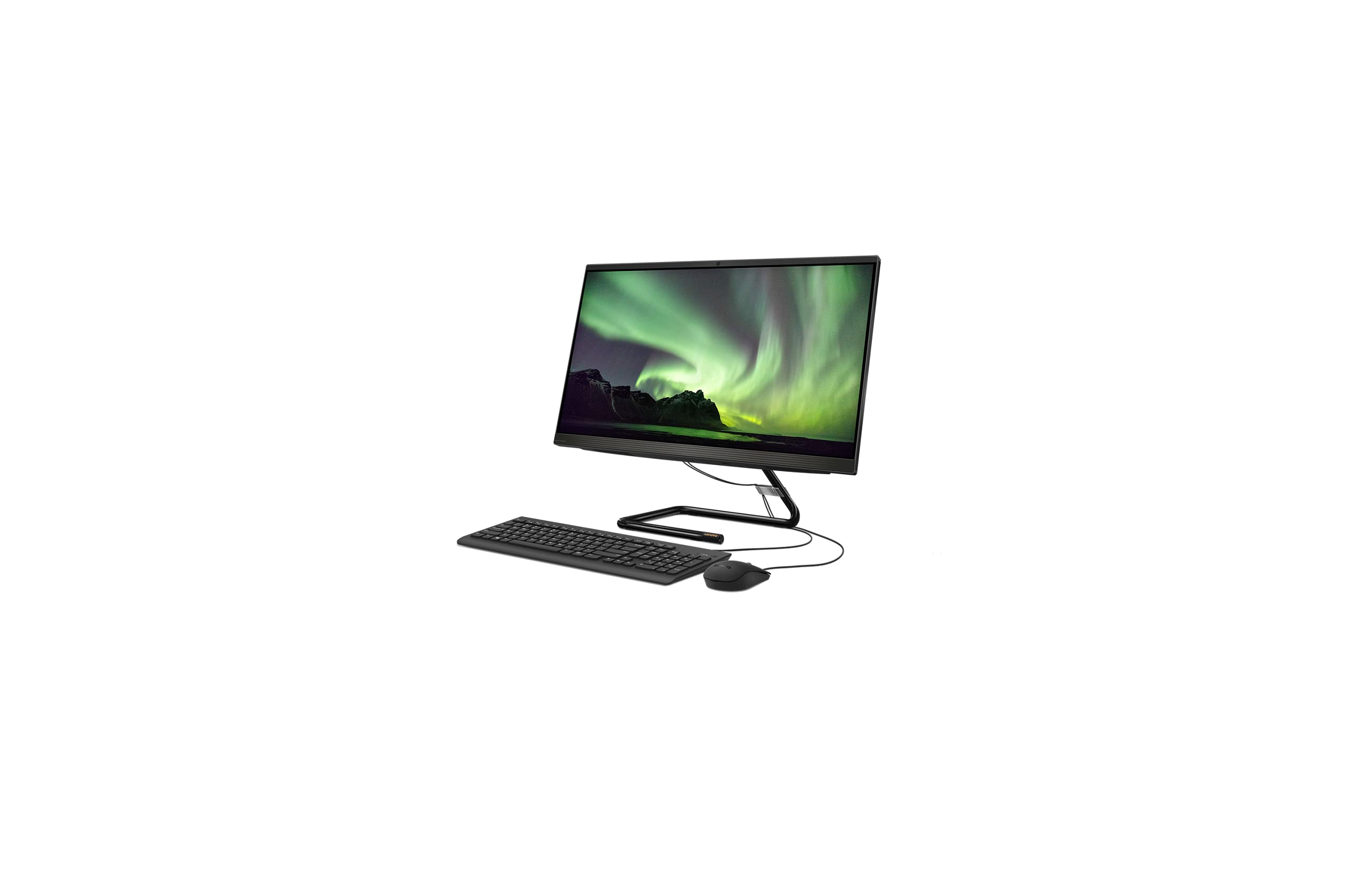 Lenovo IdeaCentre AIO 3 27 Inch Desktop PC - (Intel Core i5, 8GB RAM, 1TB HDD, Windows 10 Home) - All-in-One Computer, Wired Mouse and Keyboard (Business Black)