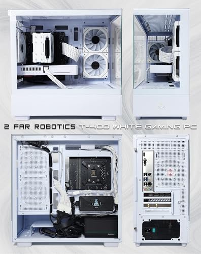 2 FAR ROBOTICS White Gaming PC - Intel i7-10700F, RTX 5060 Ti, 32GB DDR4, 1 TB SSD, Windows 11 Pro, 1 Year Warranty | Bluetooth and WIFI | T-400